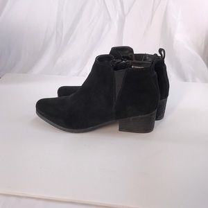 Blondo Waterproof Black Suede Leather Ankle Boots Women Size 9M